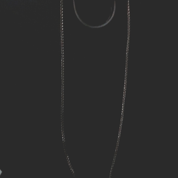 NWOT Black Faux leather handbag purse with chain shoulder strap - Picture 7 of 7